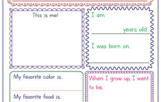 10 Best All About Me Printable Template Printablee