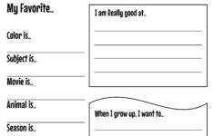 10 Best All About Me Printable Template Printablee