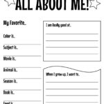 10 Best All About Me Printable Template Printablee