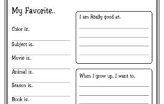 10 Best Free Printable All About Me Form For High School Printablee