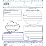 11 4Th Grade All About Me Worksheet Back To School Worksheets