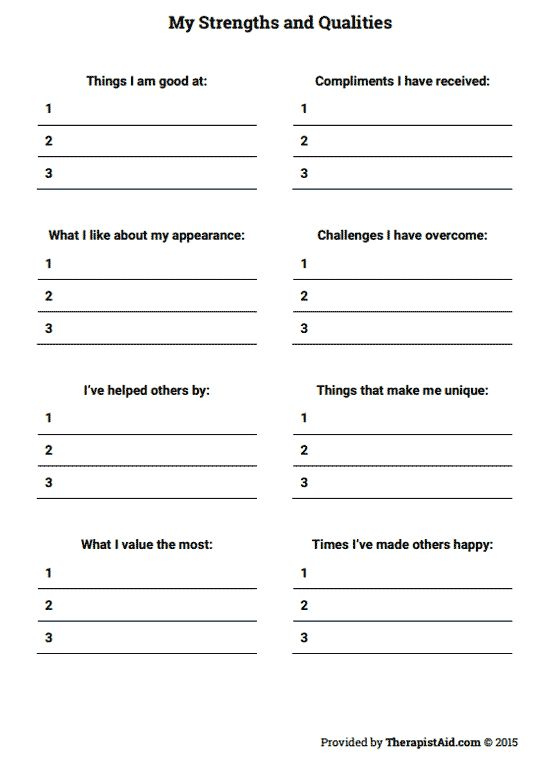 All About Me Adults Worksheets