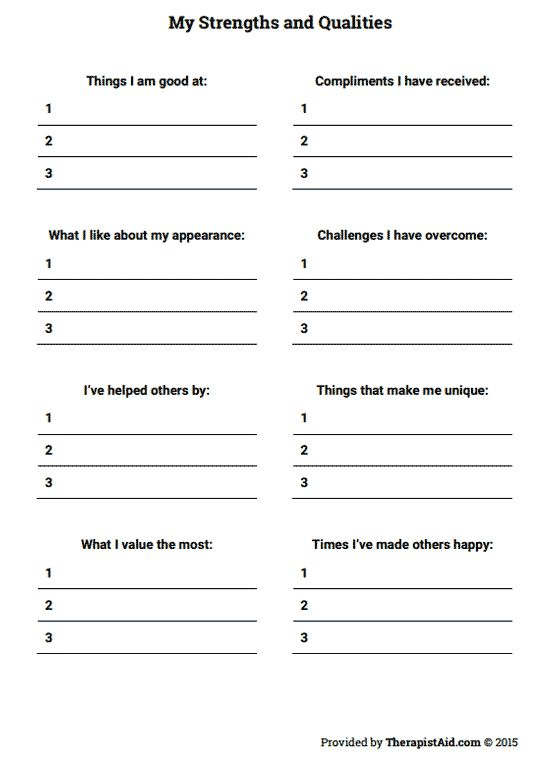 About Me Worksheet For Adults