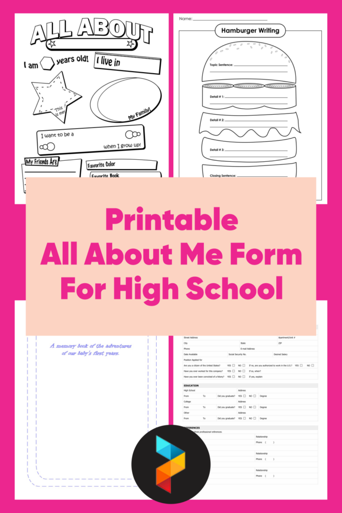 6 Best Free Printable All About Me Form For High School Printablee 6 Best Free Printable All About Me Form For High School Printablee