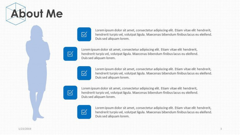  About Me Presentation Template Free Download