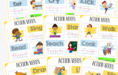 Action Verb Worksheet