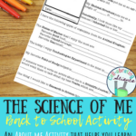 All About Me Activity The Science Of Me About Me Activities Middle