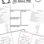 All About Me Activity Theme For Preschool Kindergarten Natural