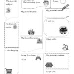 All About Me All About Me Worksheet Kindergarten Worksheets