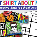 All About Me Back To School T Shirt Art Writing Activity Teaching