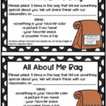 All About Me Bag About Bag Pre Schoolallaboutme Schule Kinder