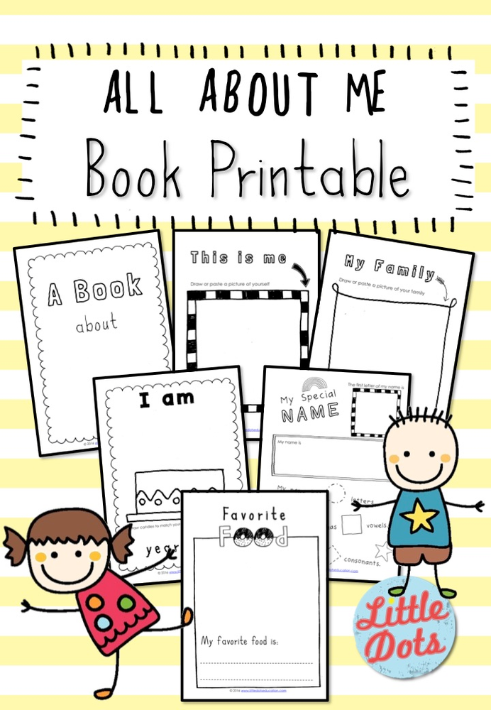 All About Me Printable Book Free