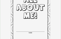 All About Me Book Template 16 Encouragement To Try Out In 2020 All