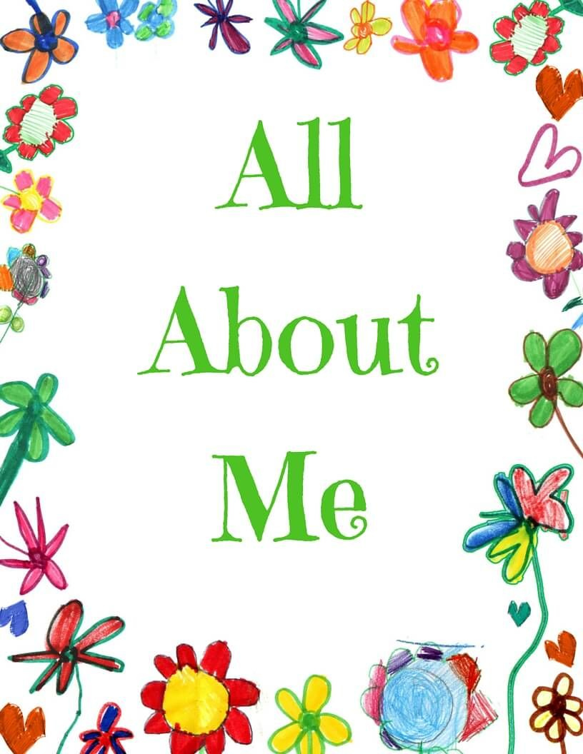 All About Me Book With FREE Printable Enjoy The Learning Journey 