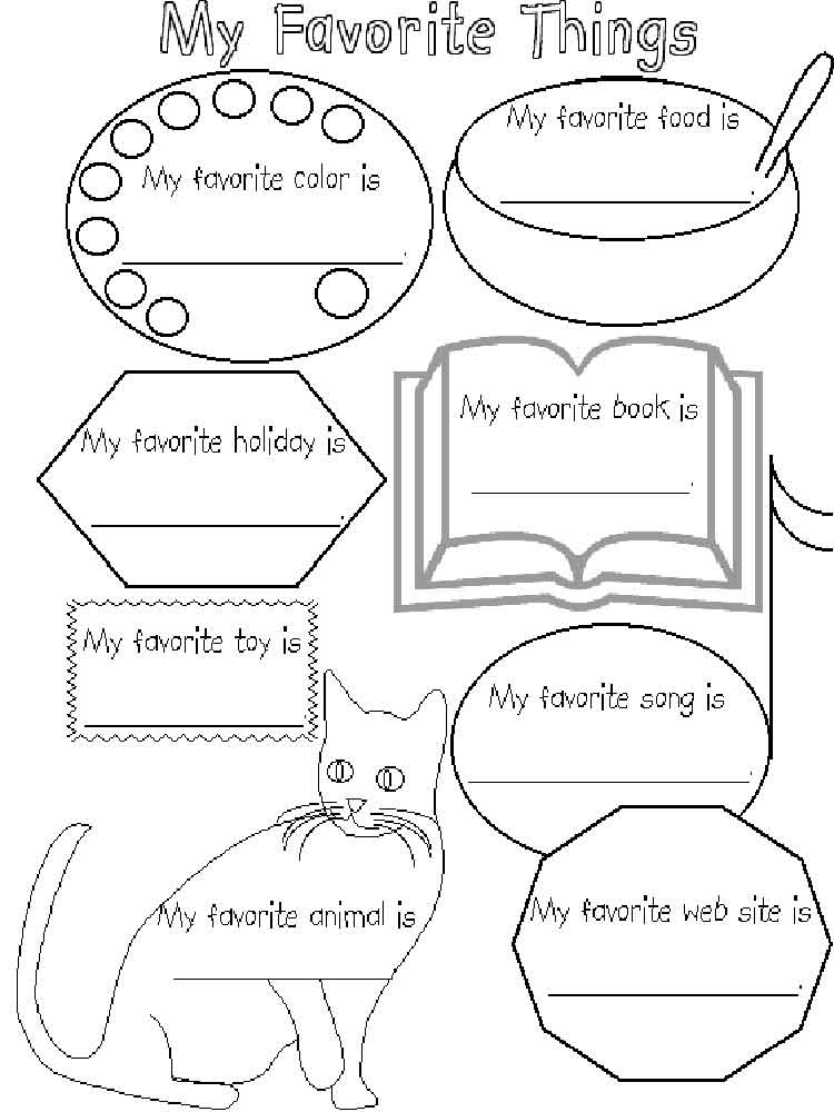 All About Me Coloring Pages Free Printable All About Me Coloring Pages 