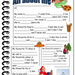ALL ABOUT ME English ESL Worksheets For Distance Learning And