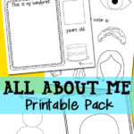 All About Me Free Printable Pack All About Me Preschool All About Me