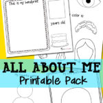 All About Me Free Printable Pack Totschooling Toddler Preschool