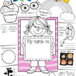 ALL ABOUT ME Girls Template Teacher Resources Prep Kindy
