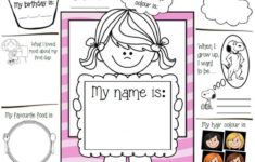 ALL ABOUT ME Girls Template Teacher Resources Prep Kindy