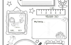 All About Me Kindergarten Worksheets All About Me Preschool Online