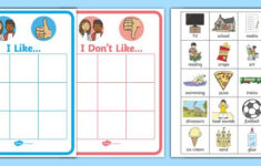 All About Me Likes And Dislikes Sorting Activity Twinkl