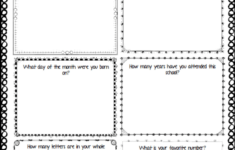 All About Me Math Freebie Ashleigh s Education Journey