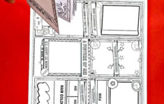 All About Me Mini Book Printable Red Ted Art Make Crafting With