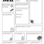 All About Me Online Pdf Worksheet For From Basic To High Advanced