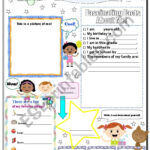 All About Me Poster ESL Worksheet By Kneezah