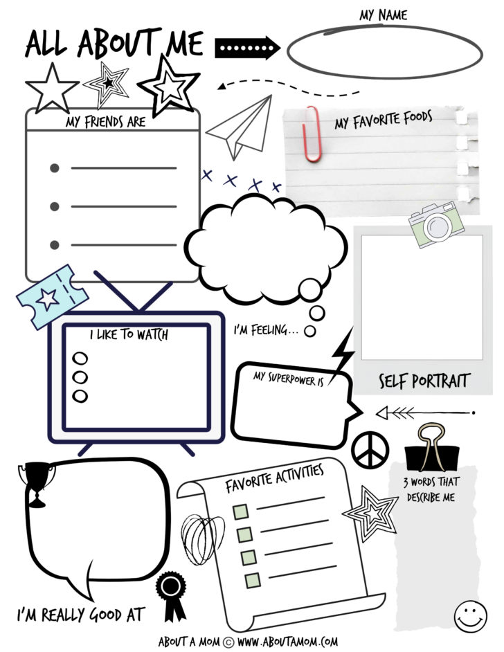 Student All About Me Printable
