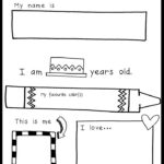 All About Me Printable Worksheet Pdf Learning How To Read