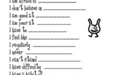 All About Me School Social Work Therapy Worksheets Counseling