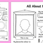 All About Me Worksheet Activity Sheet All About Me Worksheet