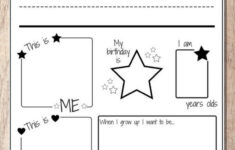 ALL ABOUT ME Worksheet Back to School First Day Learning Etsy