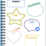 All About Me Worksheet For 3RD GRADE