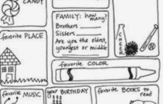 All About Me Worksheet For 3rd Grade SHOTWERK