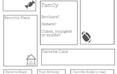 All About Me Worksheet For Middle School Students Promotiontablecovers