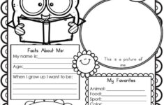 All About Me Worksheet Middle School Pdf Db excel