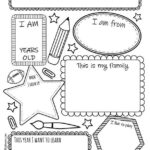 All About Me Worksheet Set For Back To School Planes Balloons All