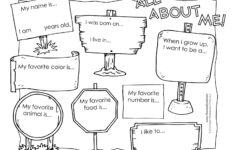 All About Me Worksheet Tim s Printables
