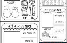 All About Me Worksheets All About Me Worksheet Creative Writing