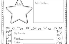 All About Me Writing Prompts for Kindergarten Or First Grade