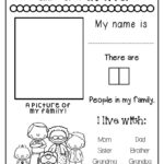 All About My Family Freebie With Images Preschool Family Family