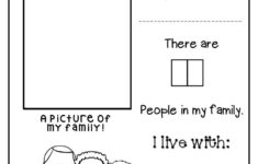 All About My Family Freebie With Images Preschool Family Family