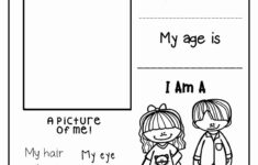 Am Is Are Worksheets For Kindergarten All About Me Preschool All