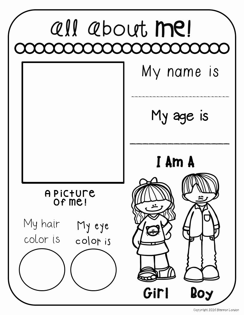 Am Is Are Worksheets For Kindergarten All About Me Preschool All 