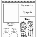 Am Is Are Worksheets For Kindergarten All About Me Preschool All