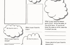 Art Me I Getting To Know You Worksheet That Helps Students Get To