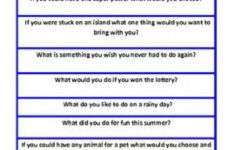 Beginning Of The Year Getting To Know You Game middleschoolenglish